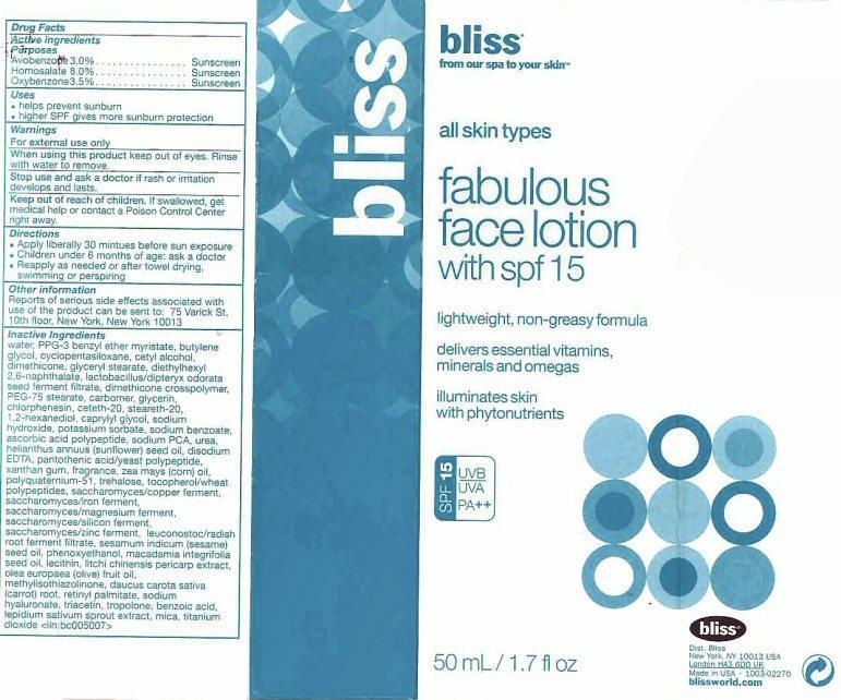 Bliss Fab Face Label