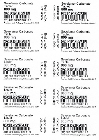 800 mg Sevelamer Carbonate Tablet Blister (10)