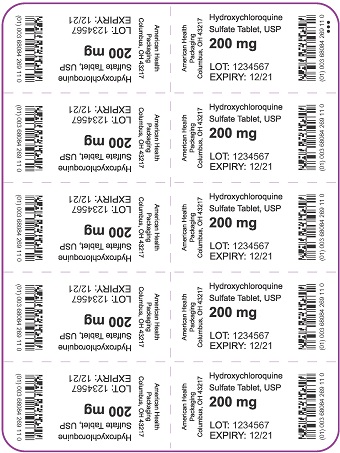 200 mg Hydroxychloroquine Sulfate Tablet Blister