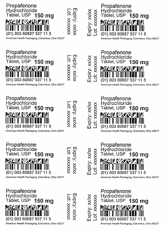 150 mg Propafenone Hydrochloride Tablet Blister