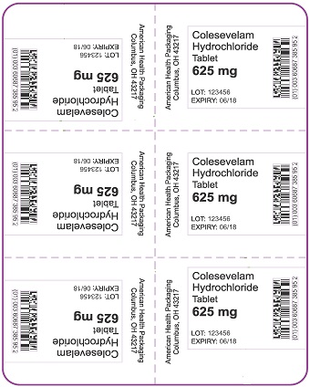 625 mg Colesevelam Hydrochloride Tablet Blister