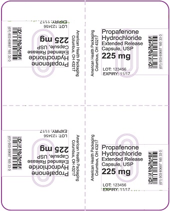 225 mg Propafenone Hydrochloride Extended Release Capsule Blister 