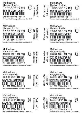 10 mg Methadone Hydrochloride Tablet Blister