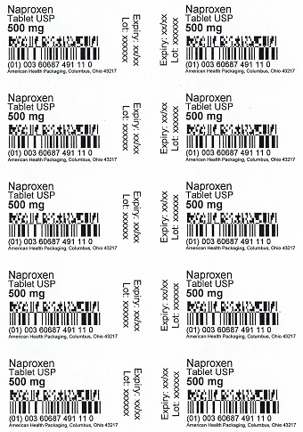 500 mg Naproxen Tablet Blister