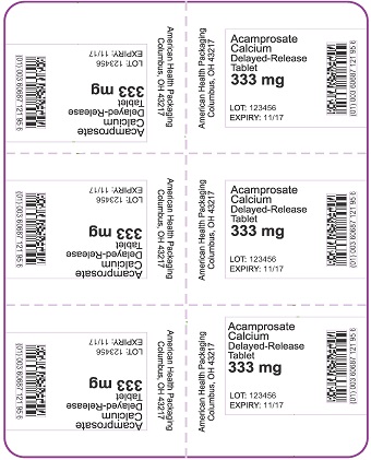 333 mg Acamprosate Calcium DR Tablet Blister