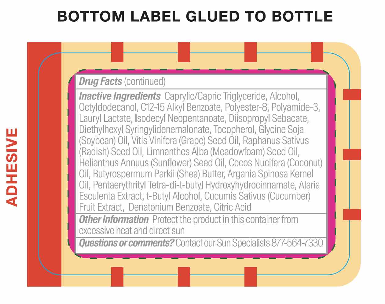 bottom label