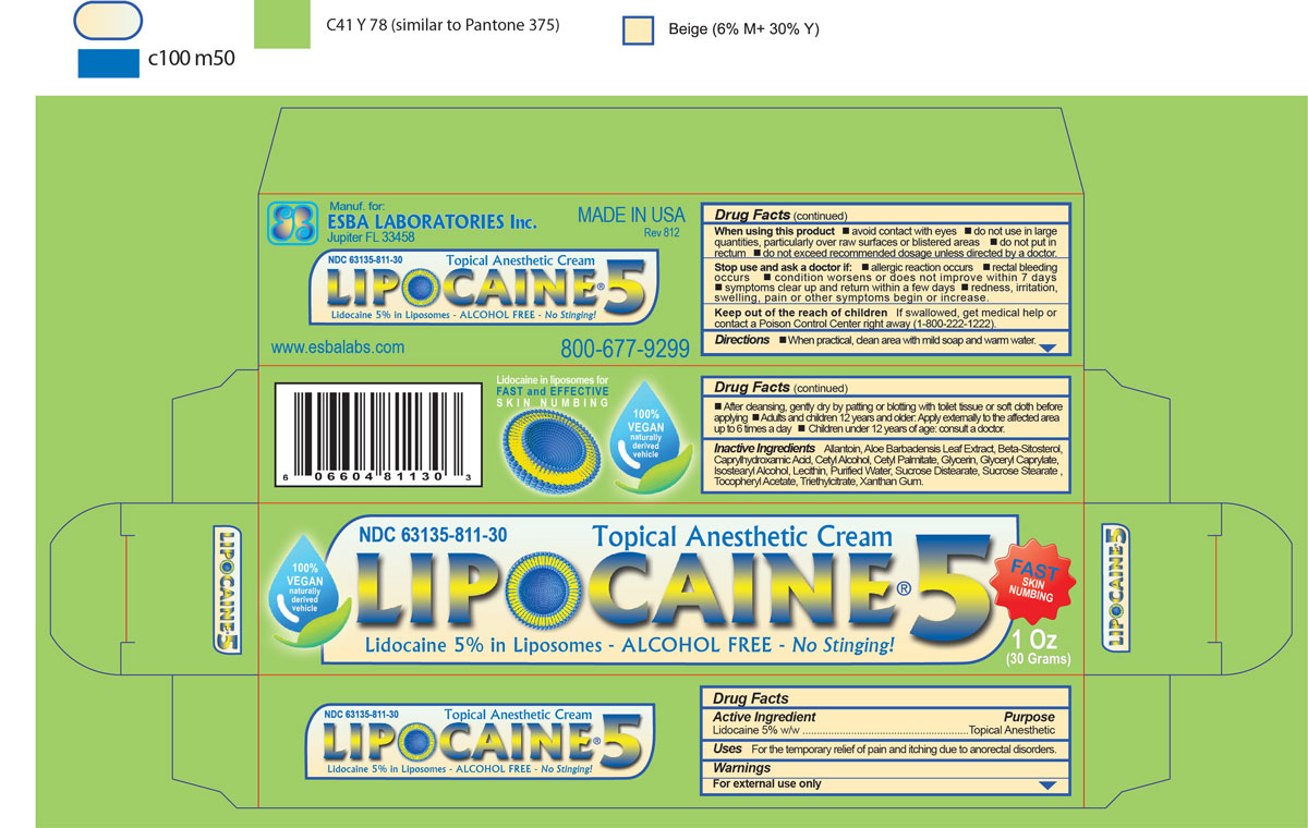 Outer carton Lipocaine 5 - 30 g tube