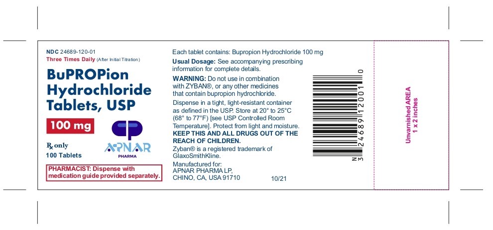 Bupropion Hydrochloride Tablets _ 100 mg _ Label