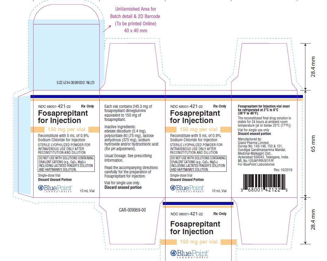 Fosaprepitant for injection 150 mg carton label
