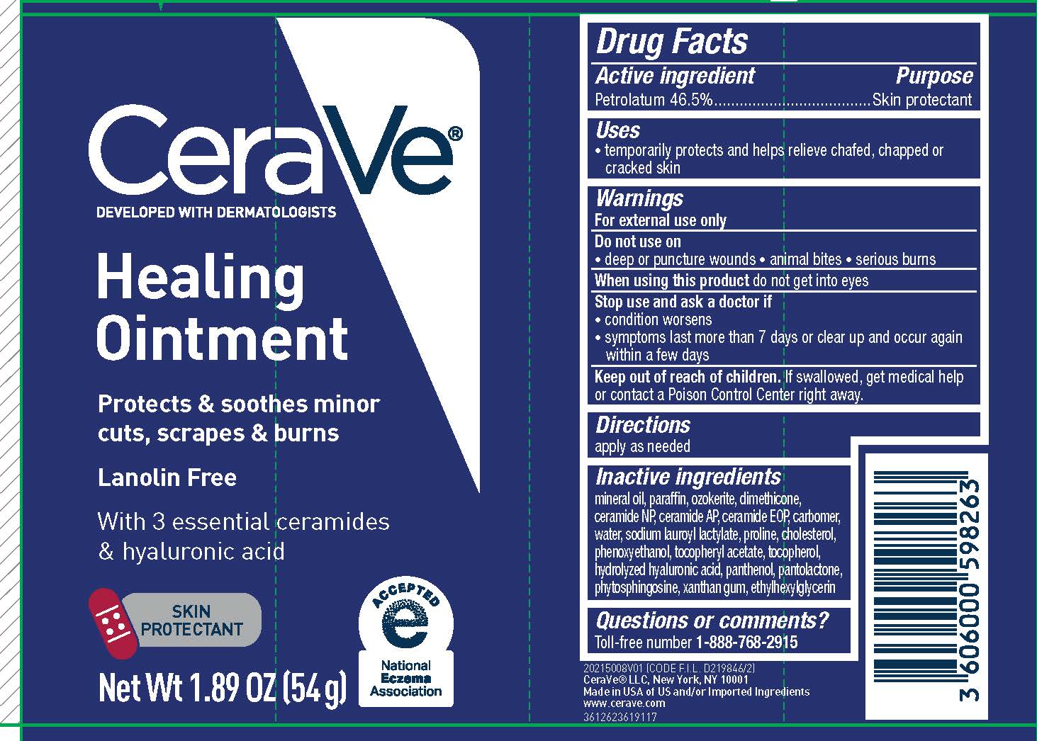 Cerave Developed With Dermatologists Healing | Petrolatum Ointment Breastfeeding
