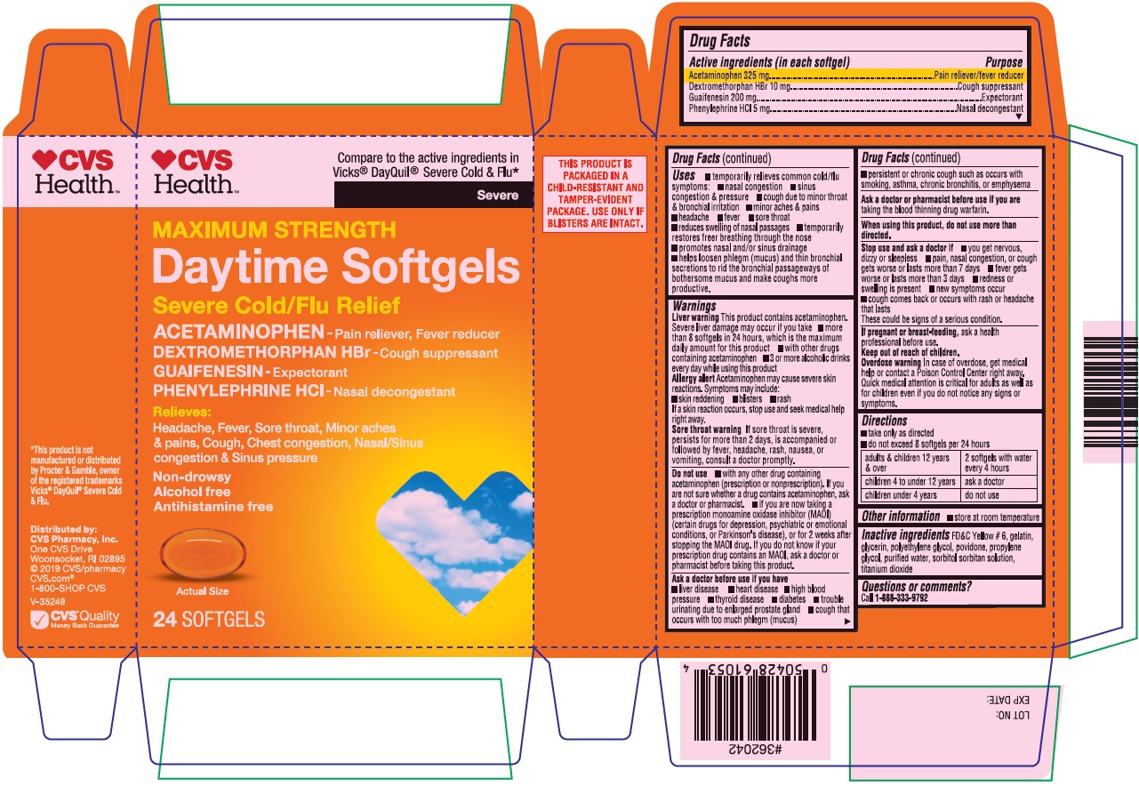Cvs Daytime Severe Cold And Flu Relief Softgels Breastfeeding
