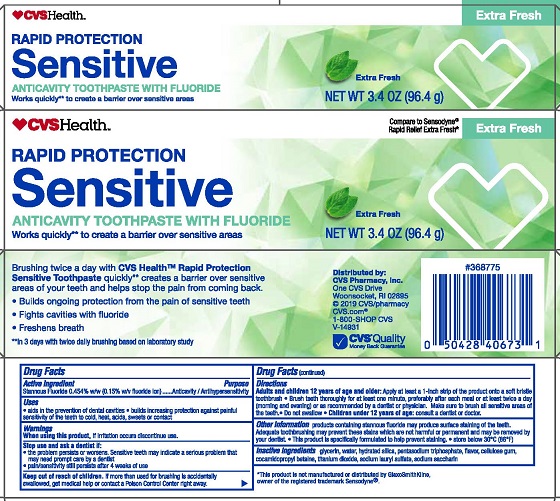 Cvs Rapid Protection Sensitive | Stannous Fluoride Paste, Dentifrice Breastfeeding