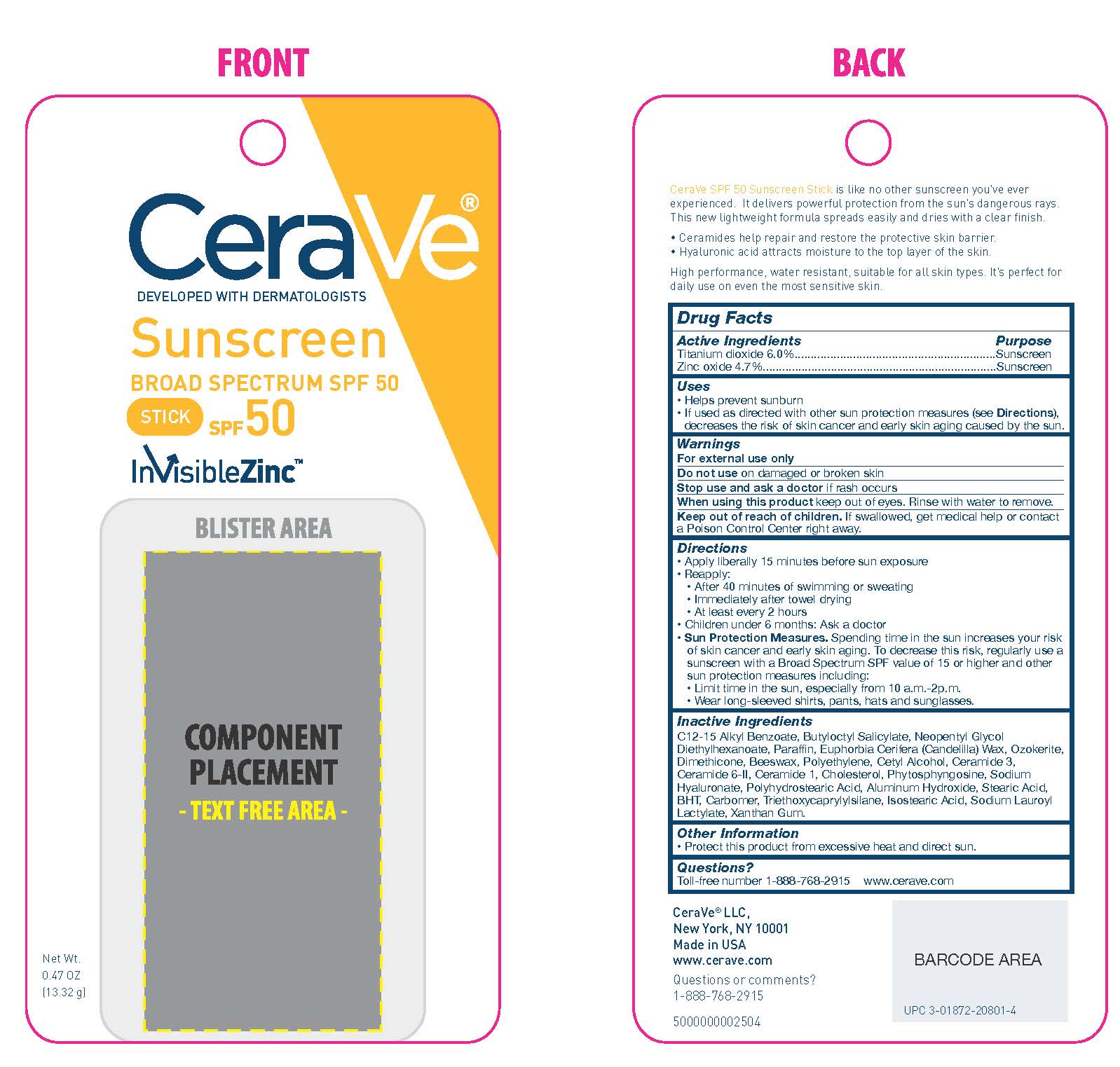 Cerave Developed With Dermatologists Sunscreen Broad Spectrum Spf 50 Breastfeeding