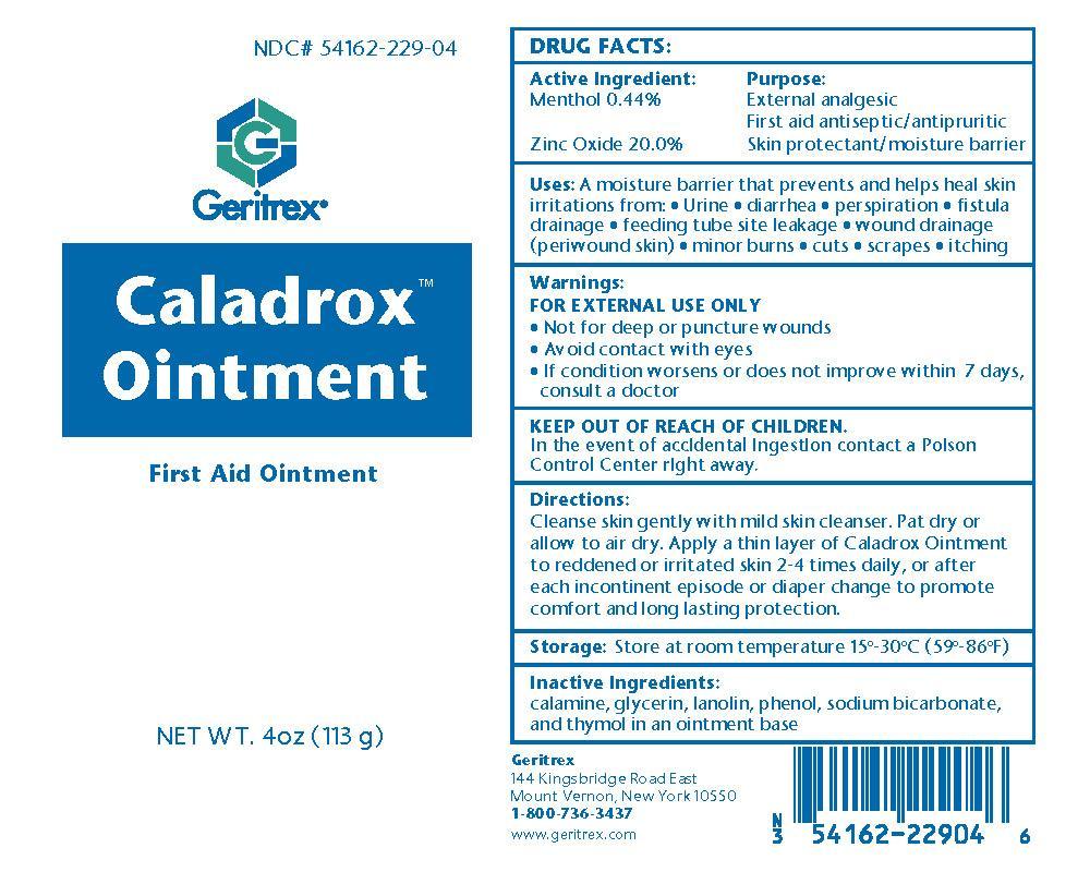 Caladrox | Menthol, Zinc Oxide Ointment Breastfeeding