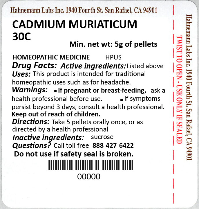 Cadmium Muriaticum 30C 5g