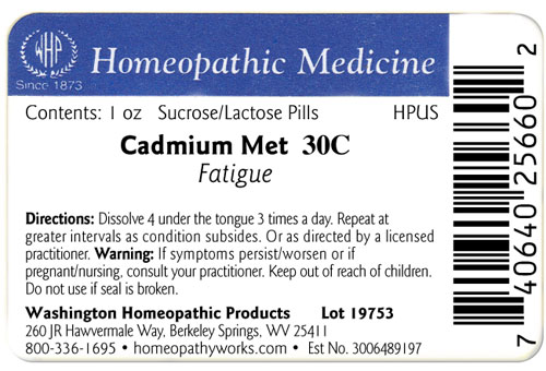 Cadmium met label example