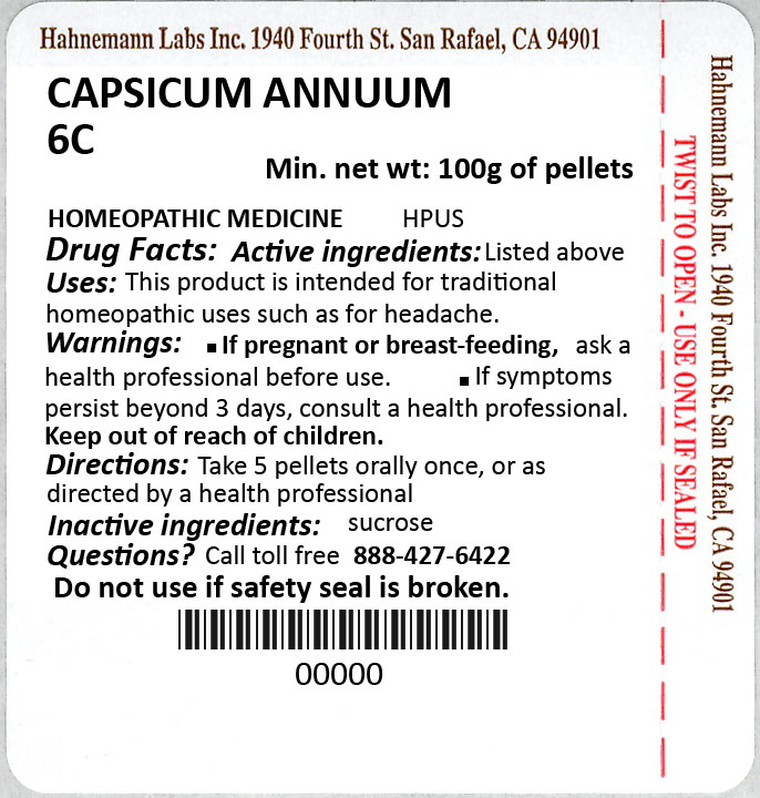 Capsicum Annuum 6C 100g