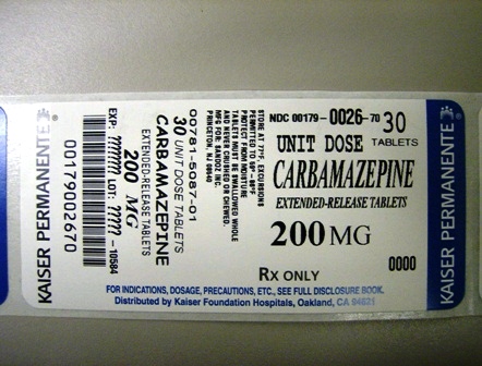 Package Label – 200 mg
Rx Only		NDC 0781-5087-01
Carbamazepine Extended-Release Tablets, USP
30 Tablets in 1 Box, Unit Dose
