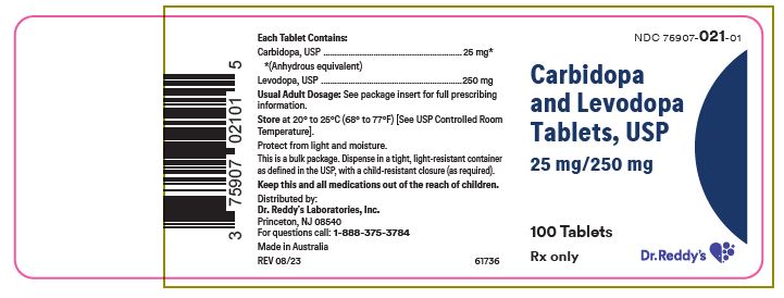 Principal Display Panel - 25 mg/250 mg Tablet Bottle Label