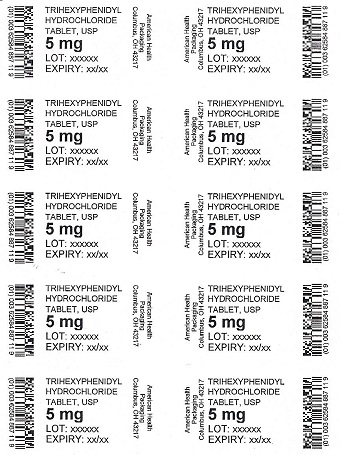 5 mg Trihexyphenidyl HCl Tablet Blister
