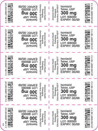 300 mg Isoniazid Tablets Blister