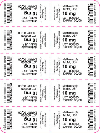 10 mg Methimazole Tablet Blister