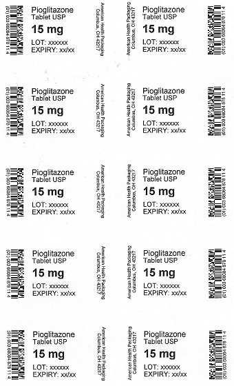15 mg Pioglitazone Tablet Blister