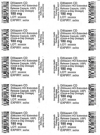 180 mg Diltiazem CD Blister