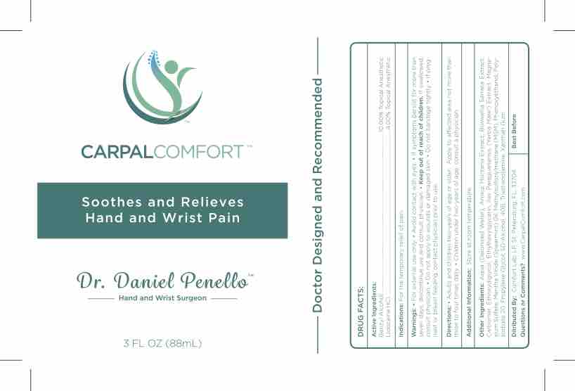 Carpal Comfort | Benzyl Alchohol, Lidocaine Hci Cream Breastfeeding