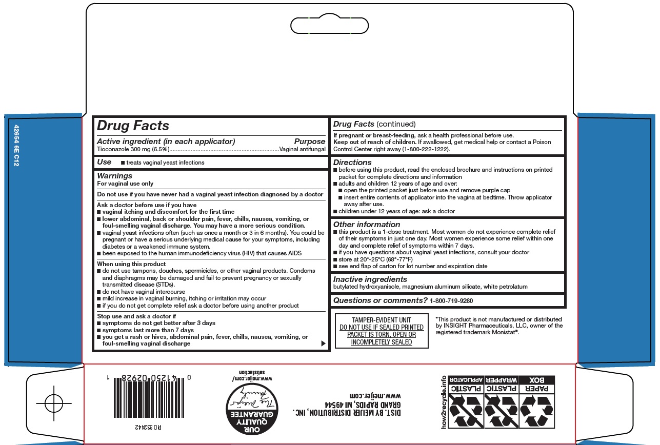 MEIJER TIOCONAZOLE 1 CARTON IMAGE 2 OF 2