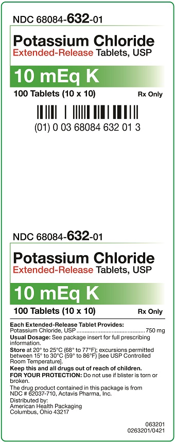 10 mEq Potassium Chloride Extended-Release Tablets Carton