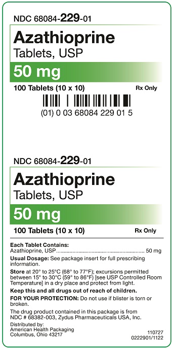 50 mg Azathioprine Tablets Carton