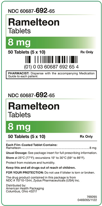 8 mg Ramelteon Tablets Carton