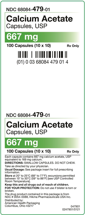 667 mg Calcium Acetate Capsules Carton