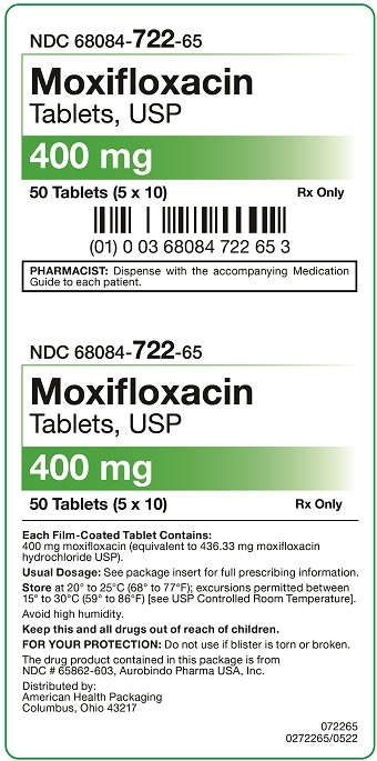 400 mg Moxifloxacin Tablets Carton