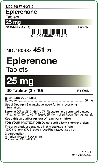 35 mg Eplerenone Tablets Carton
