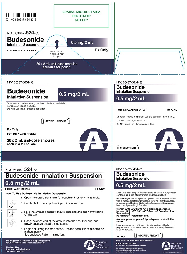 0/5 mg/2 mL Budesonide Inhalation Solution Carton
