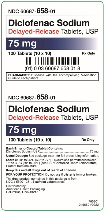 75 mg Diclofenac Sodium Delayed-Release Tablets Carton