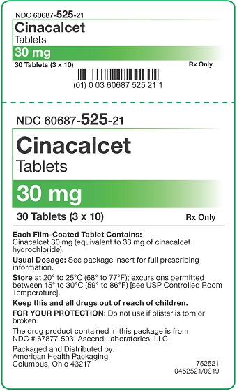 30 mg Cinacalcet Tablets Carton