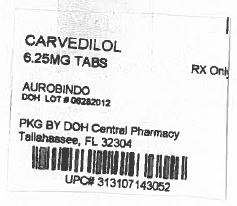 PACKAGE LABEL-PRINCIPAL DISPLAY PANEL - 6.25 mg 