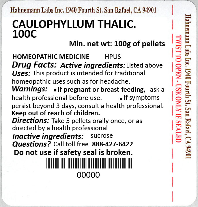 Caulophyllum Thalictroides 100C 100g
