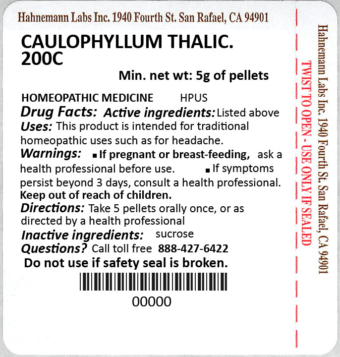 Caulophyllum Thalictroides 200C 5g