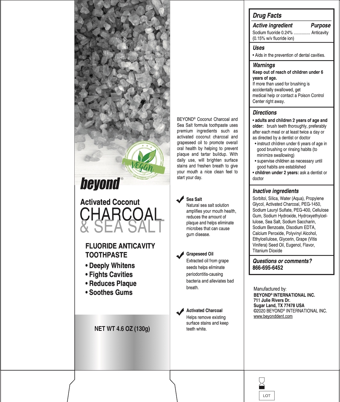 Charcoal Sea Salt TP-FDA