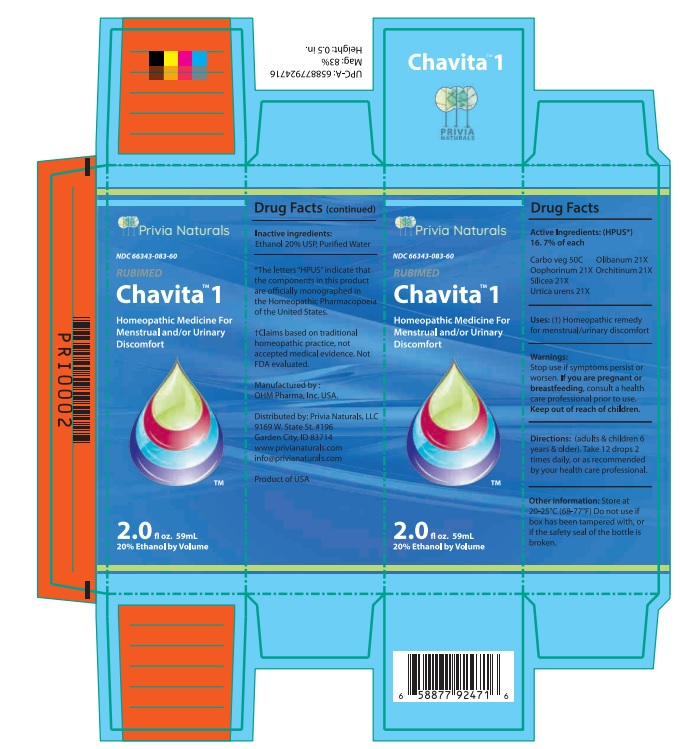chavita 1 - 2 oz bottle carton