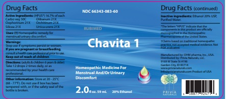 chavita 1 - 2 oz bottle label