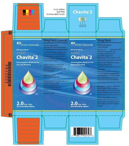 chavita 2 - 2 oz bottle carton