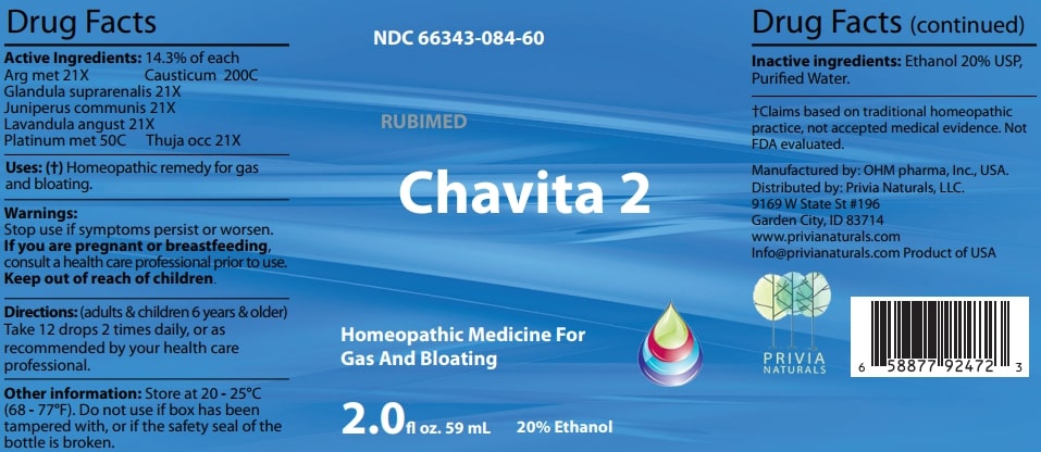 chavita 2 - 2 oz bottle label