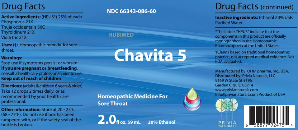 Chavita 5 - Label