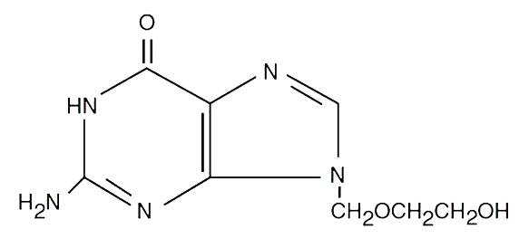 Chemical Structure-Acyclovir