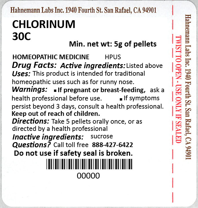 Chlorinum 30C 5g